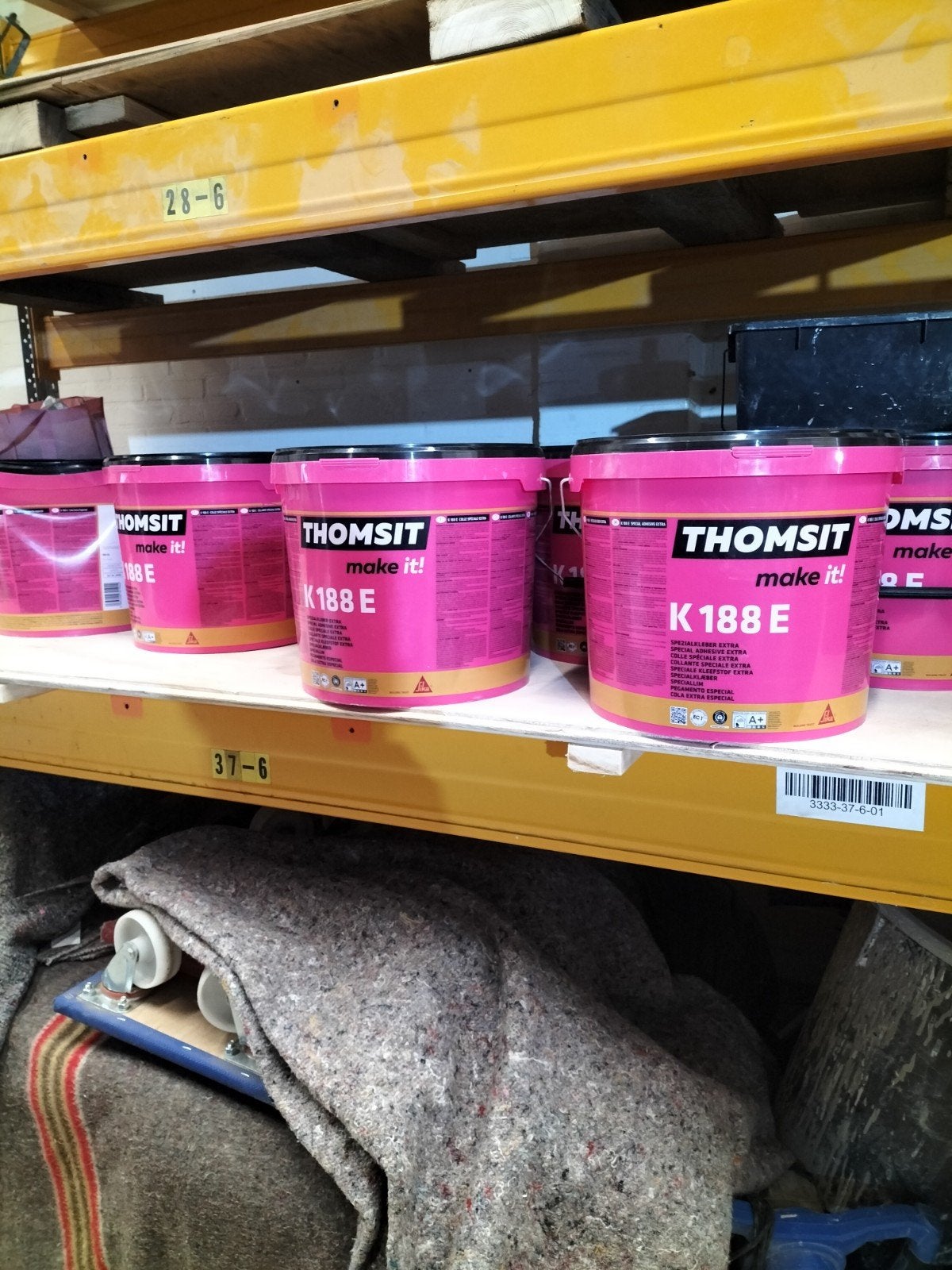 Thomsit K188 E Lijm - Professionele Vloerlijm, 10 tot 15 liter, Ophalen