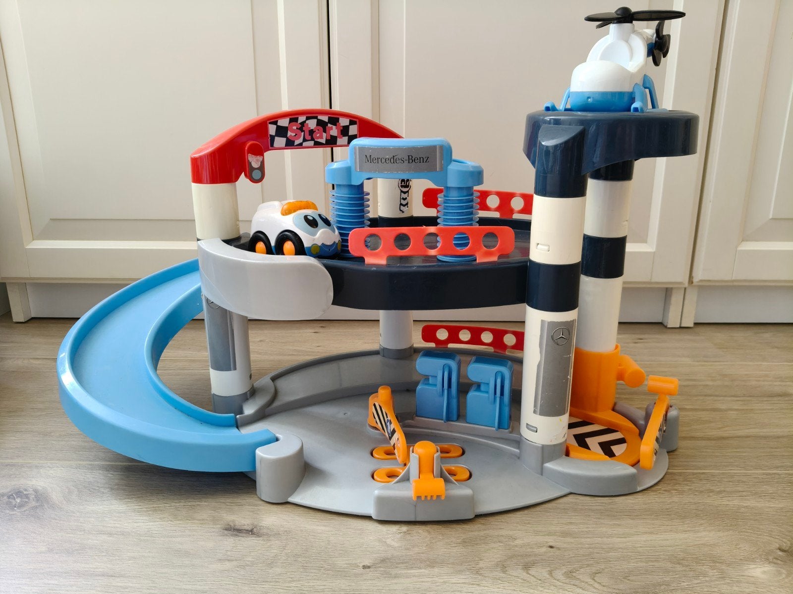 Speelgarage, Ophalen, Gebruikt