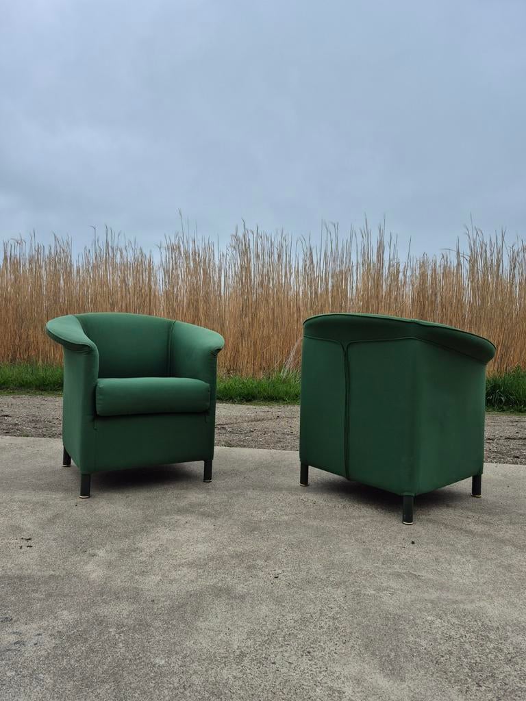 Set 2 vintage stoel Wittmann Aura, Huis en Inrichting, Fauteuils, Gebruikt, Stof, 50 tot 75 cm, 75 tot 100 cm, Ophalen