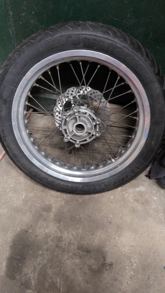 achter velg Derbi Senda SM12mm as, Ophalen of Verzenden, Zo goed als nieuw, Frame, Derbi