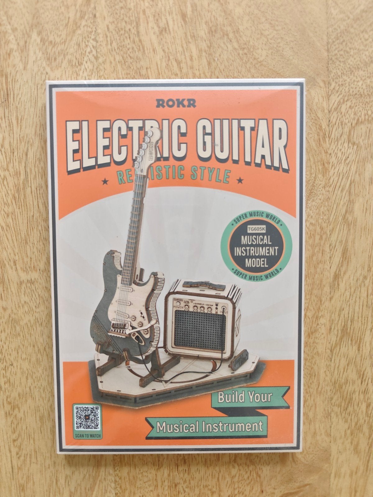 ROKR Elektrische Gitaar Houten Zelfbouw Set, Ophalen of Verzenden, Nieuw