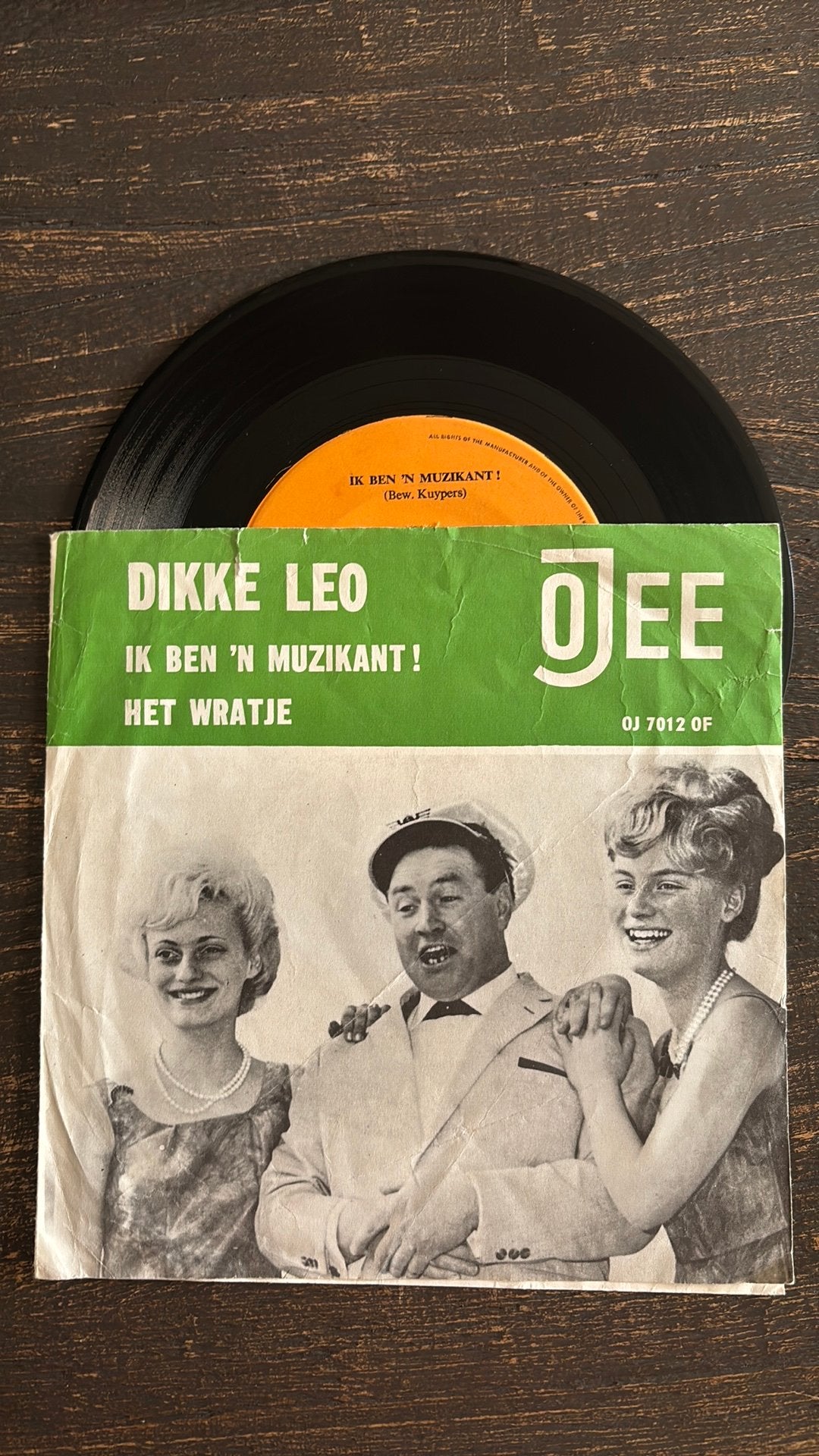 Dikke Leo - Ik ben ‘n muzikant, Ophalen of Verzenden, Zo goed als nieuw, Nederlandstalig