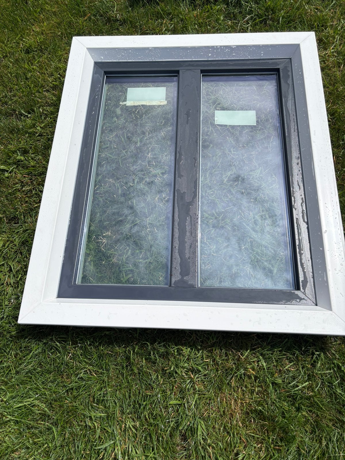 6x kunststof draai kiep raam met triple glas 1175 x 1000, Doe-het-zelf en Verbouw, Kozijnen en Schuifpuien, Ophalen, Kunststof