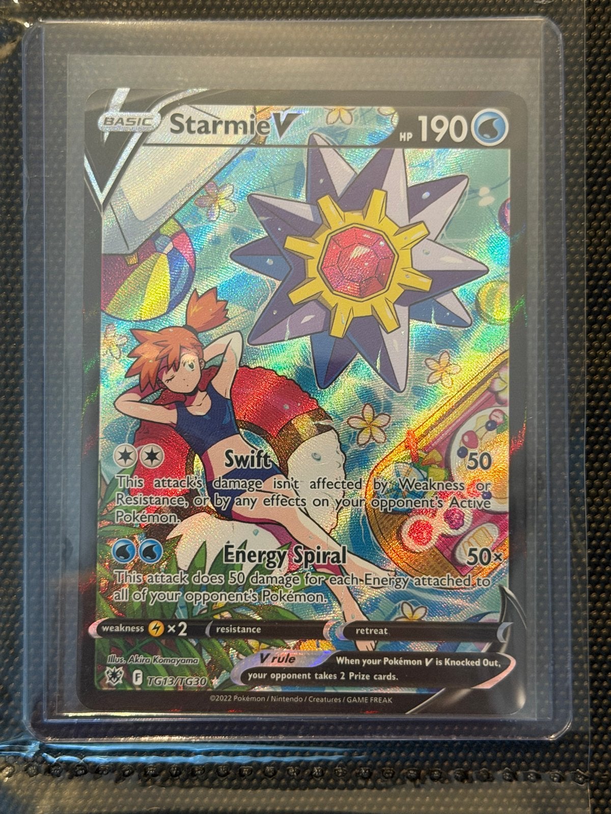 Starmie V TG13/TG30 Astral Radiance Trainer Gallery, Ophalen of Verzenden, Zo goed als nieuw, Losse kaart