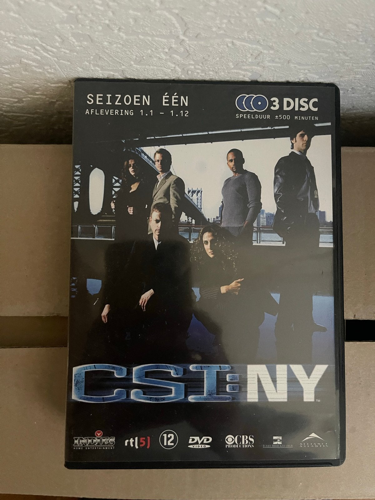CSI: NY - Seizoen 1 (DVD, 3 Discs), Gebruikt, Seizoen 1, Misdaad, Ophalen of Verzenden
