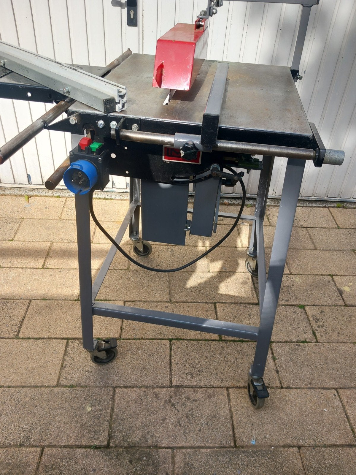 LMS  zaagtafel fijninstelling 1.5 pk geremdemotor, Ophalen, 1200 watt of meer, Cirkelzaag, 70 mm of meer