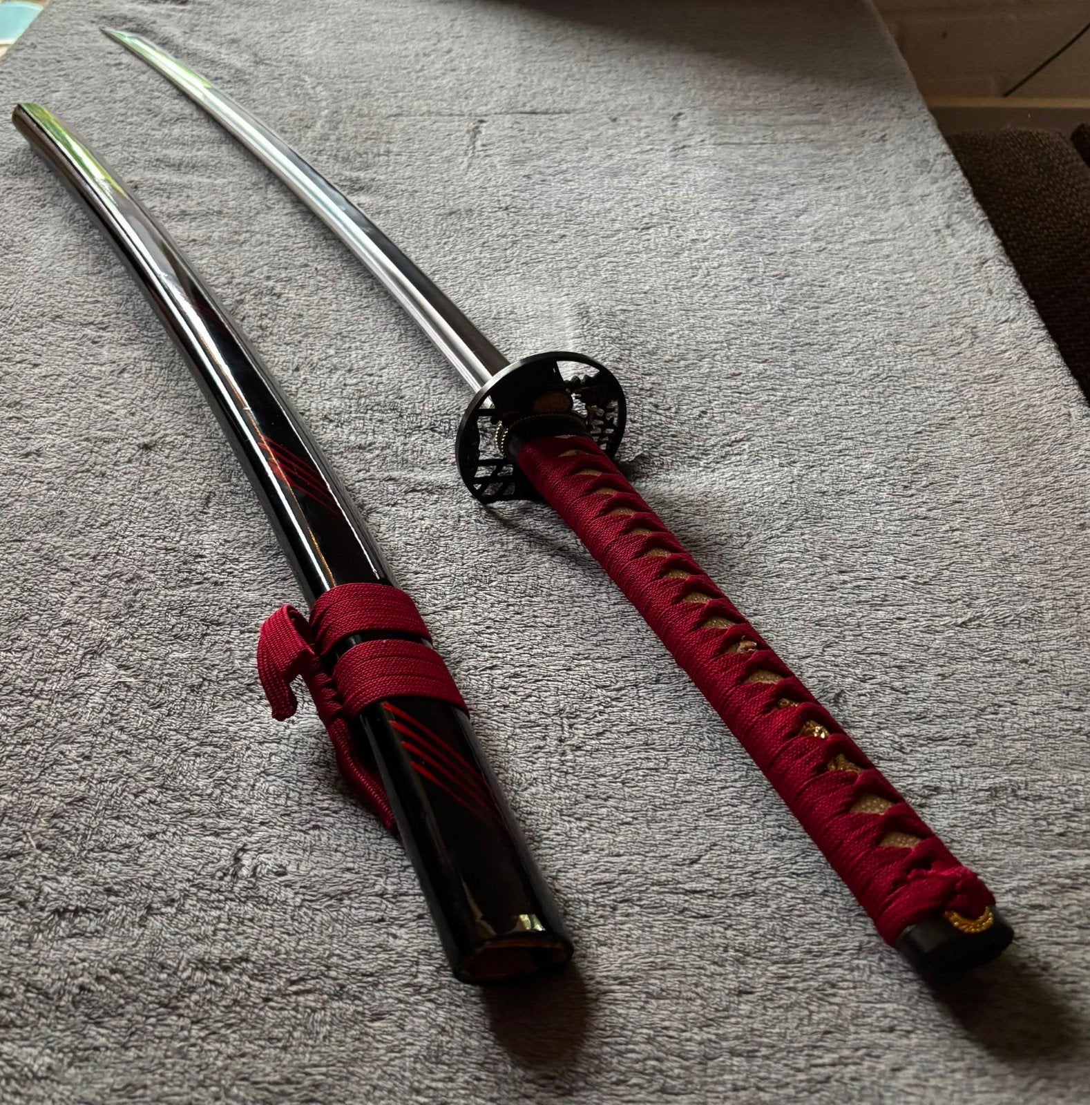 Echte katana samurai scherp, Ophalen of Verzenden
