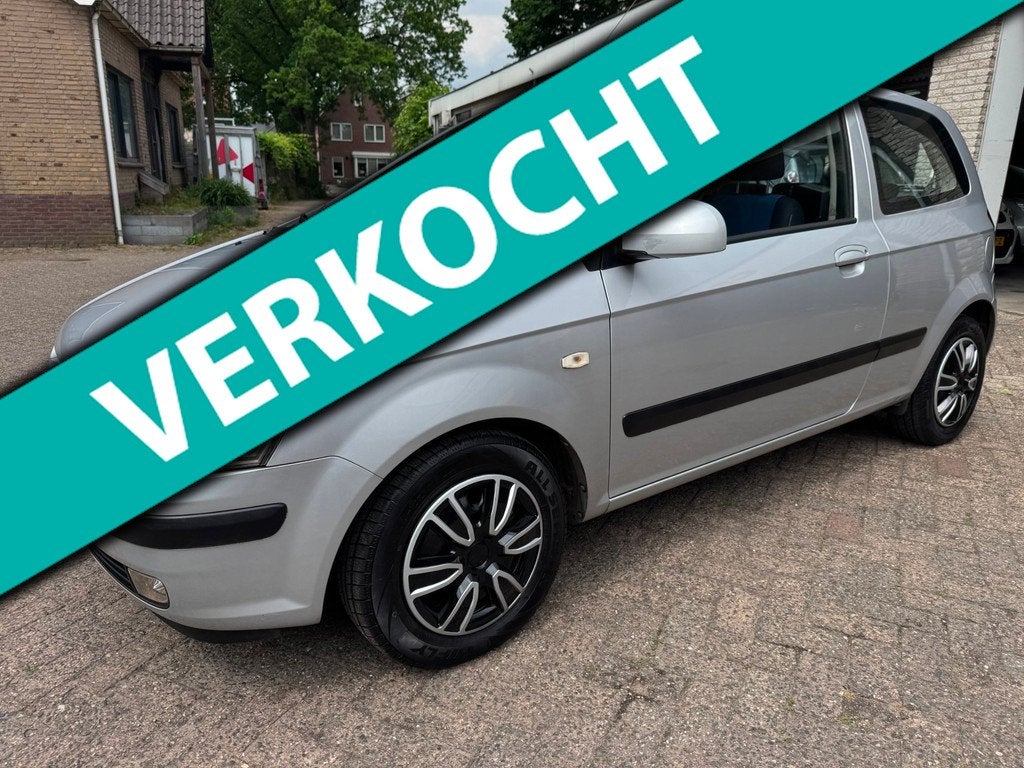 Hyundai Getz 1.3i Dynamic AUTOMAAT AIRCO ORG 89498 KM NAP KL, 4 cilinders, 1006 kg, Getz, Zilver of Grijs