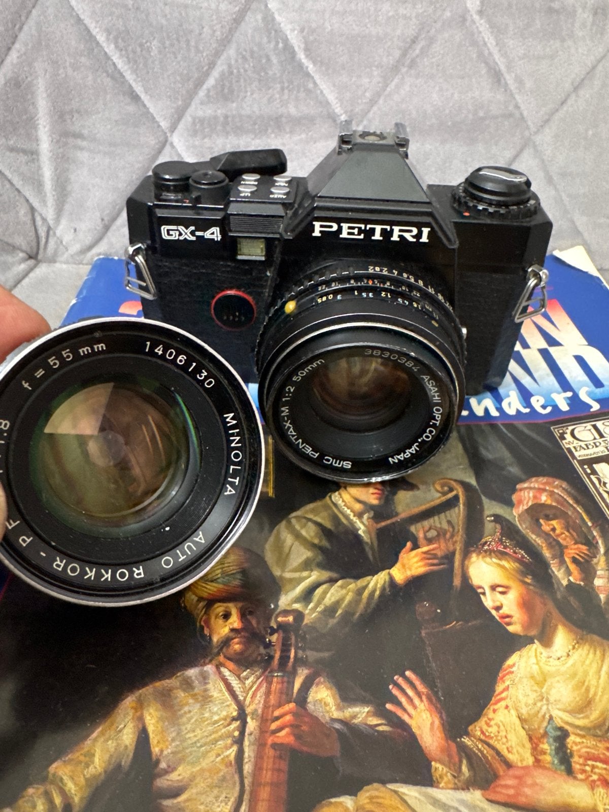Petri GX-4 Spiegelreflexcamera met Minolta lens, Ophalen of Verzenden, Zo goed als nieuw, Spiegelreflex, Overige Merken