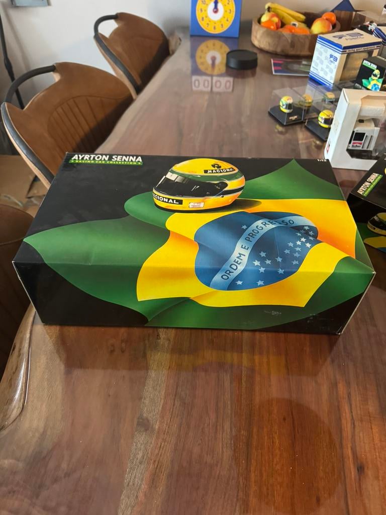 Aryton Senna McLaren Mp4 /4 1:12 nieuw, Verzamelen, Automerken, Motoren en Formule 1, Ophalen of Verzenden