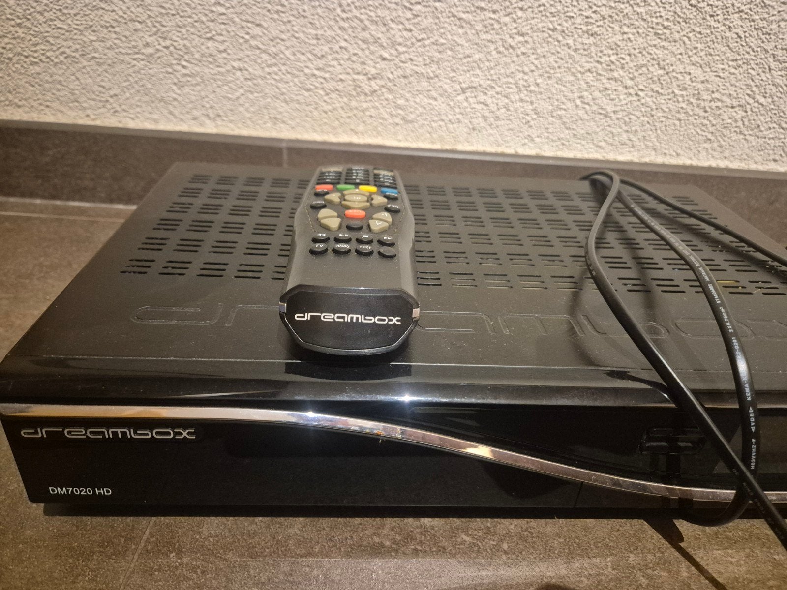 Dreambox DM7020 HD satellietontvanger met afstandsbediening, Ophalen of Verzenden, Gebruikt, Decoder