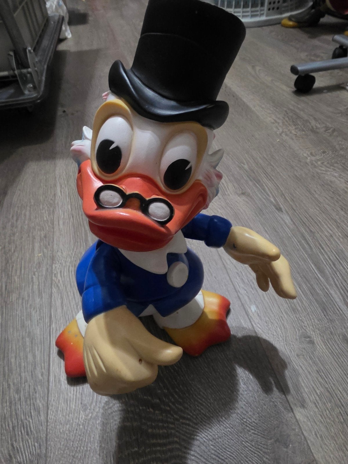 Vintage Oom Dagobert Duck Mc Scrooge - Walt Disney Productio, Verzamelen, Ophalen of Verzenden, Overige figuren, Gebruikt, Beeldje of Figuurtje