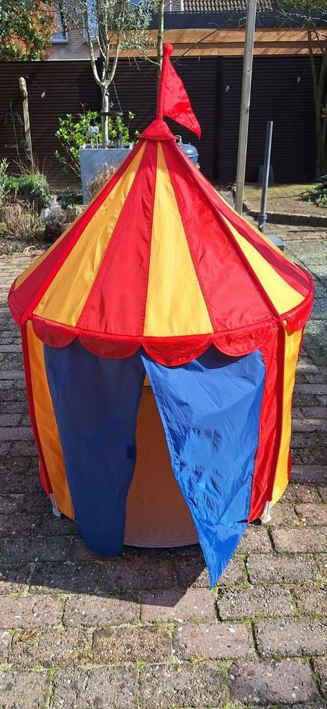 Kleurrijke speeltent voor kinderen - Circus thema, Ophalen