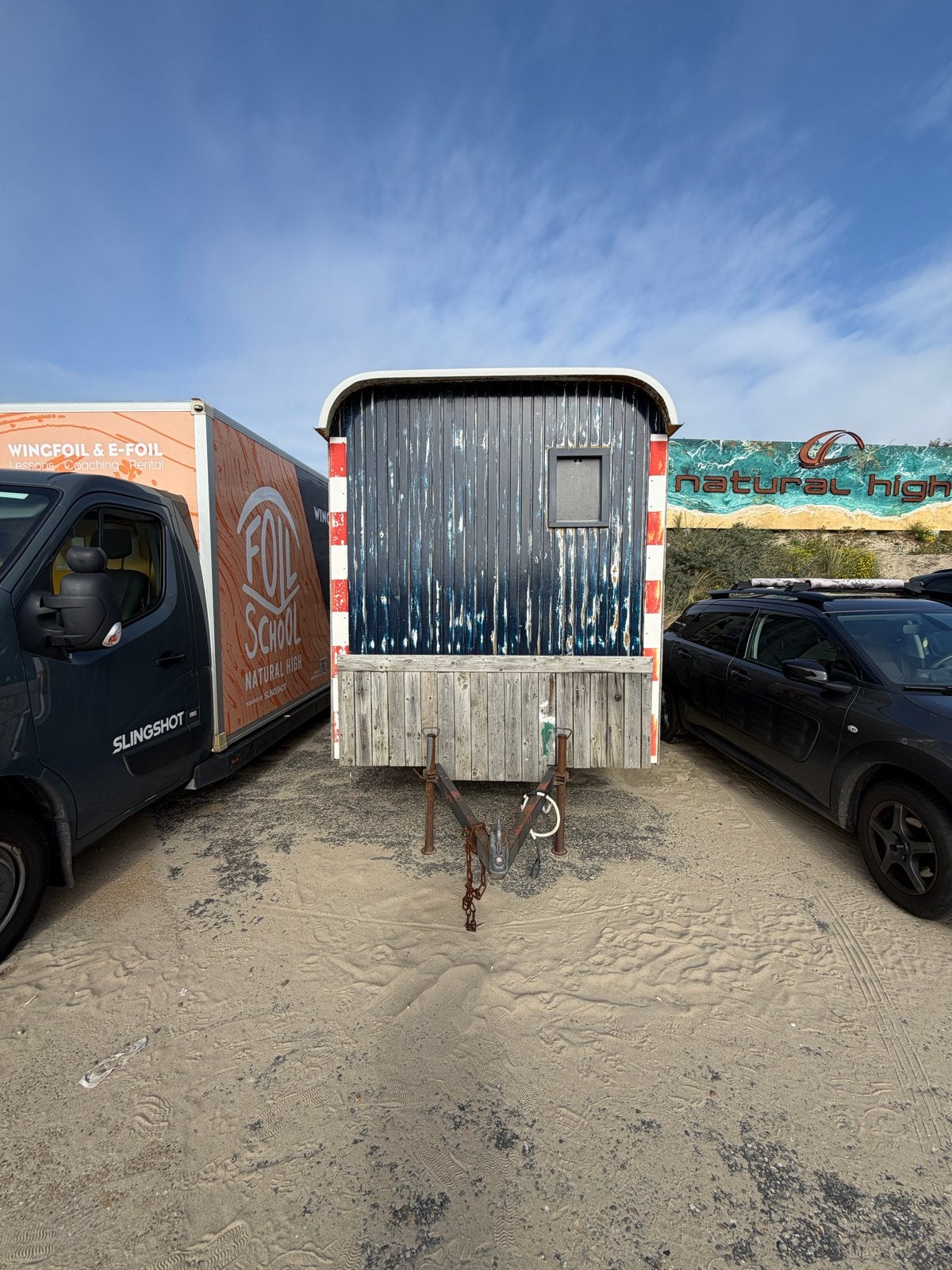 veelzijdige pipowagen / mobiele verkoopunit, Ophalen