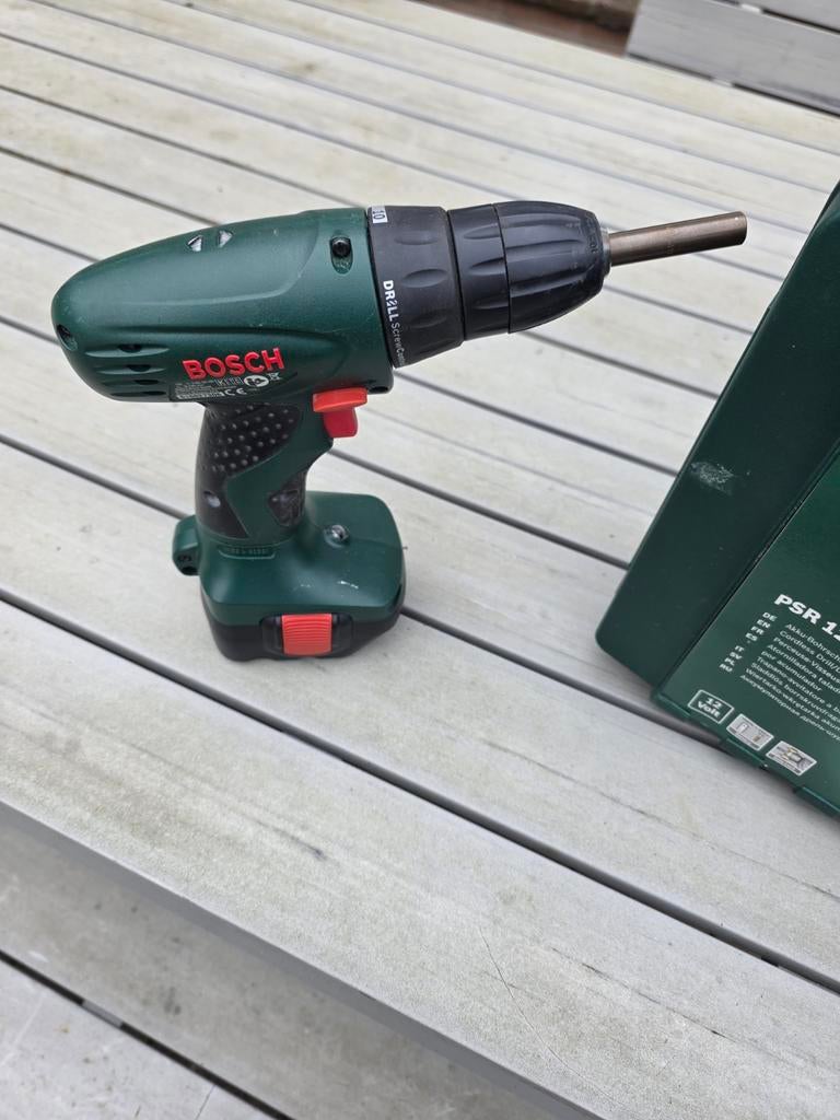 Bosch PSR 12 accuboormachine, Ophalen, Gebruikt, Minder dan 400 watt, Boor- en Schroefmachine