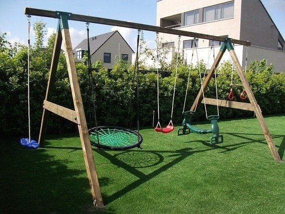 HOUTEN SCHOMMEL diverse modellen afhalen of laten leveren, Kinderen en Baby's, Speelgoed | Buiten | Speeltoestellen, Ophalen, Nieuw