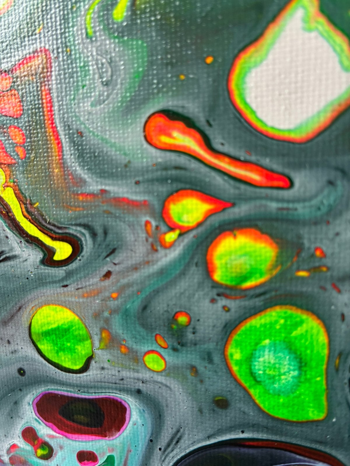 Uniek Acryllic Schilderij - Levendige Kleuren, Ophalen of Verzenden