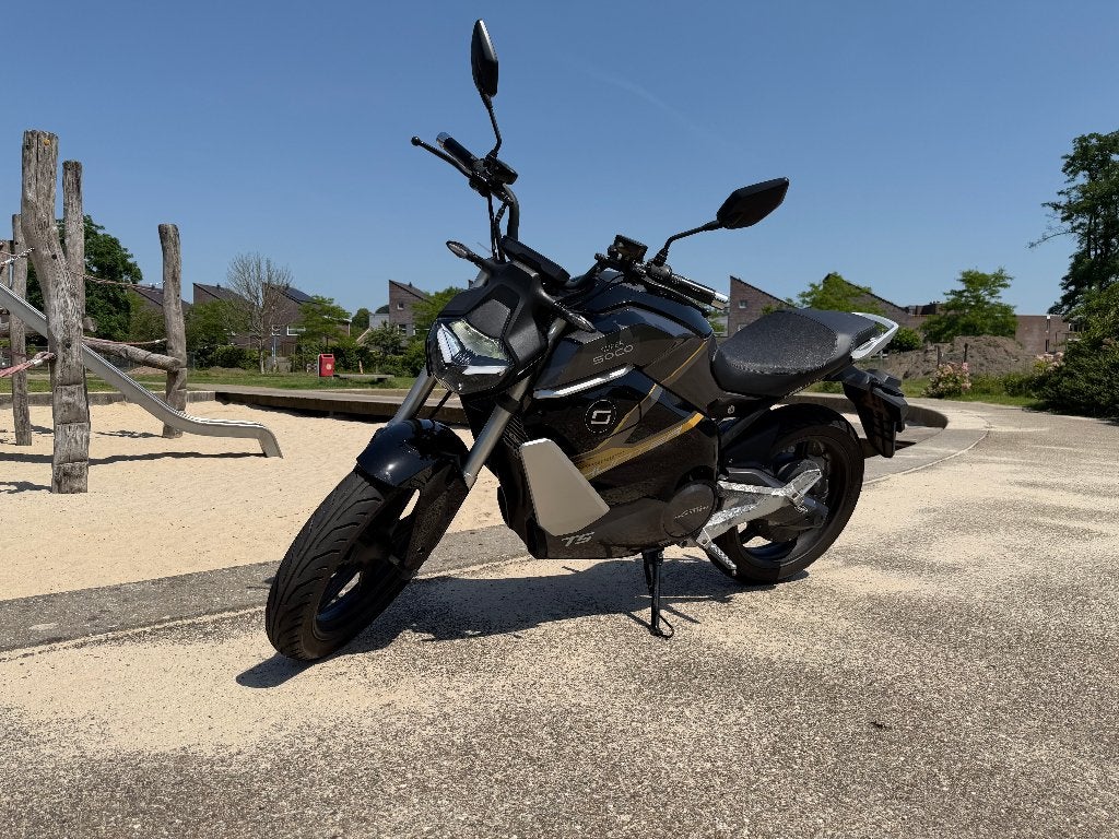Super Soco TS Street Hunter (2024) Geelplaat 100% Batterij, Ophalen, Maximaal 45 km/u, Zo goed als nieuw, 1 versnellingen