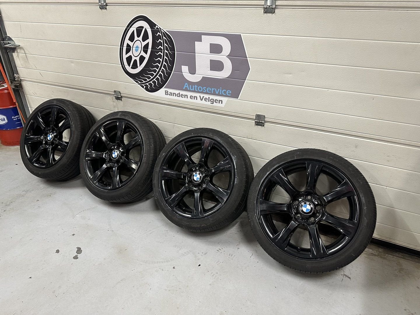18inch Originele BMW Black Style 396 Velgen! A-Merk Banden!, Auto-onderdelen, Banden en Velgen, 18 inch, Gebruikt, -, -