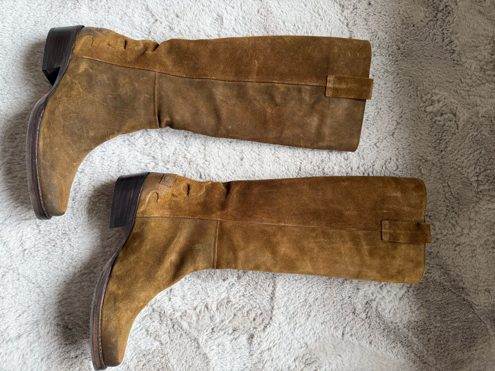 Shabbies Amsterdam suède laarzen - Maat 37, Hoge laarzen, Bruin, Nieuw, Ophalen of Verzenden