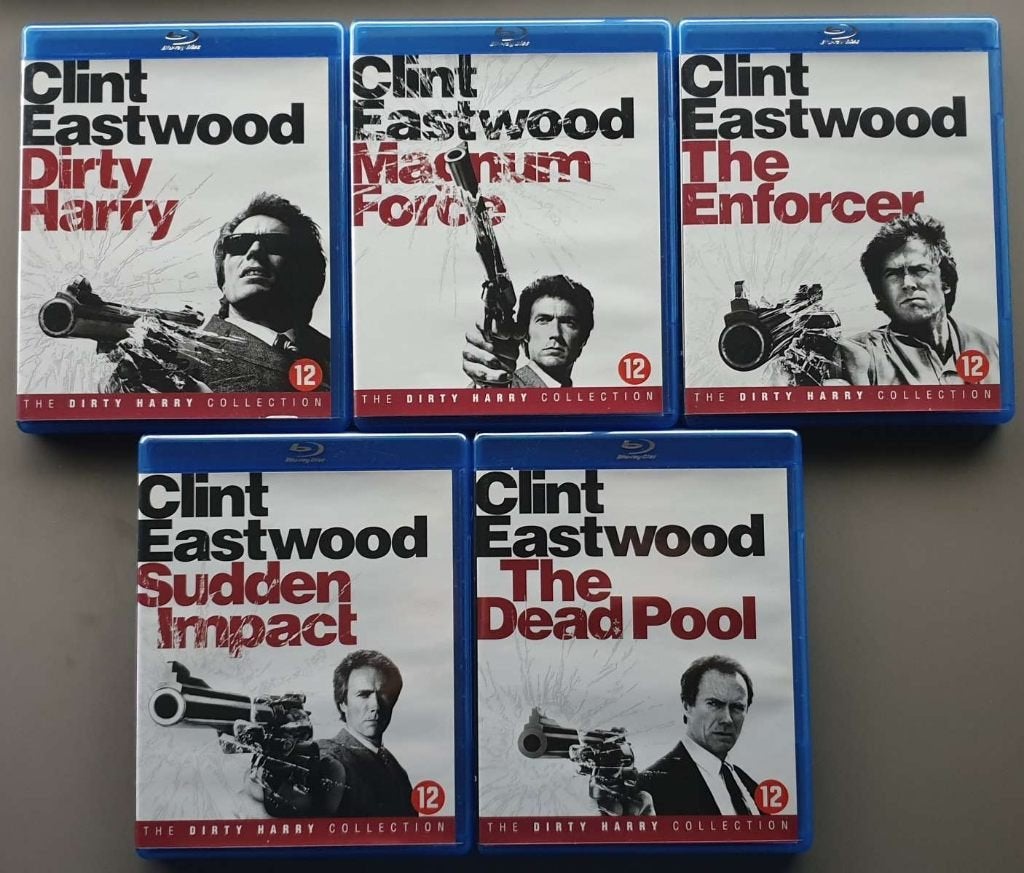 The Dirty Harry Collection - Nederlandse uitgaves, Cd's en Dvd's, Blu-ray, Verzenden, Actie, Info@warnerbros.com, Zo goed als nieuw