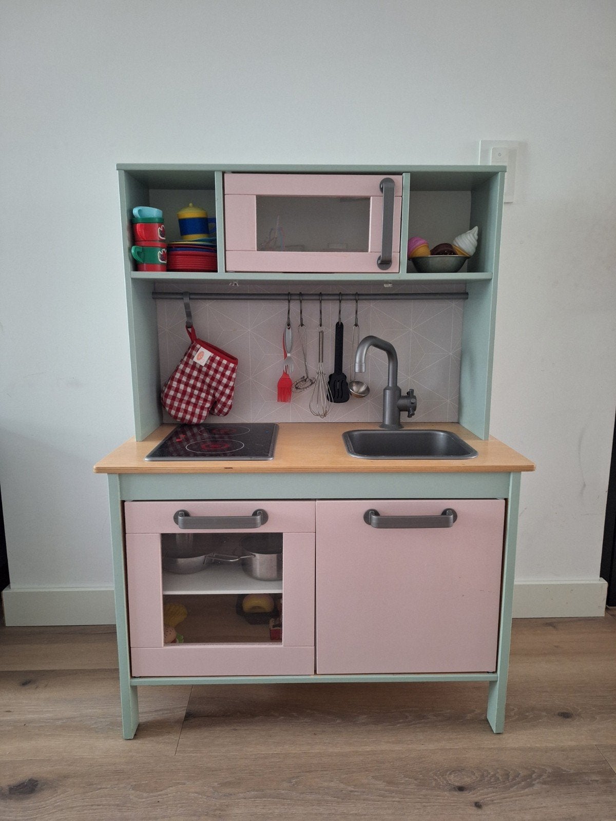 Gepimpte IKEA Duktig Speelkeuken met accessoires, Ophalen, Gebruikt, Meisje