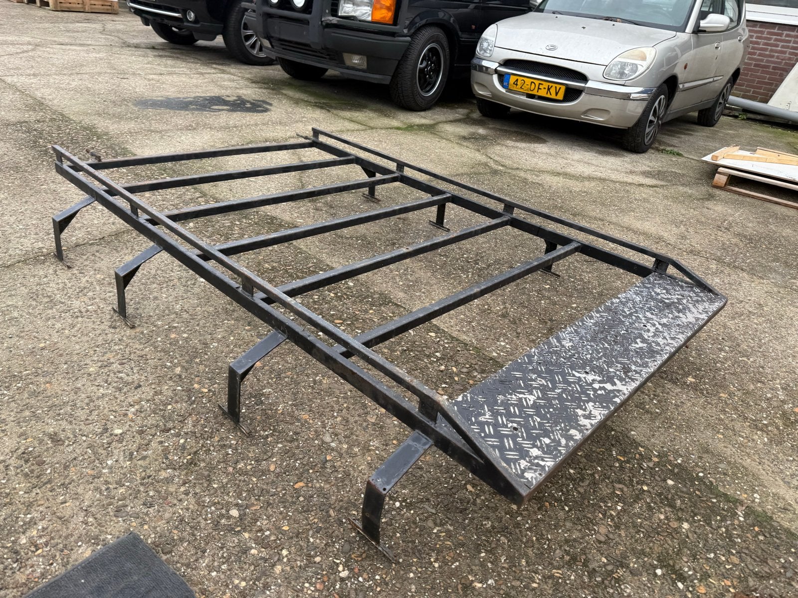 Land rover defender 90 dakrek, Auto diversen, Dakdragers, Ophalen, Gebruikt