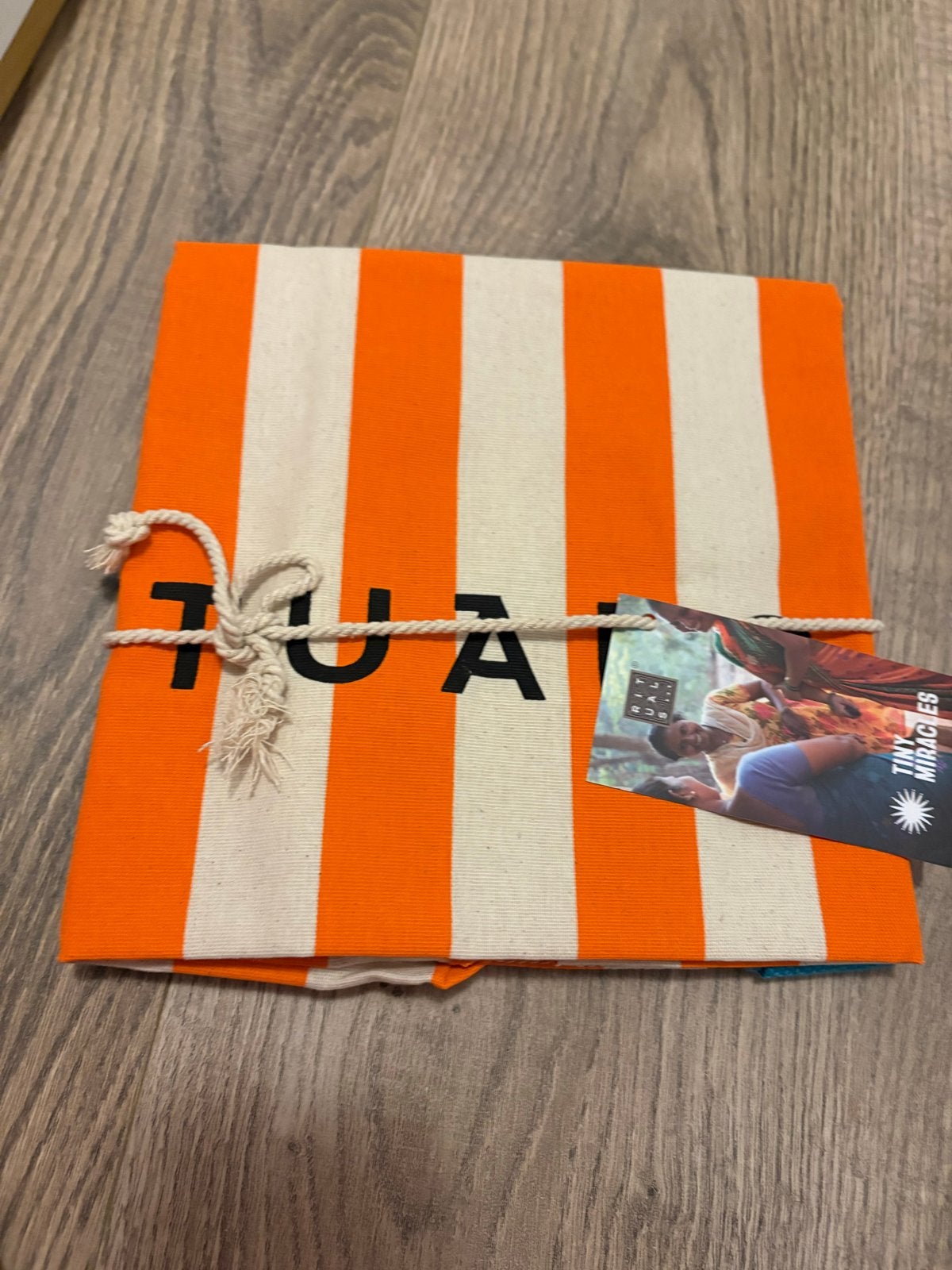 Nieuwe Rituals strandtas/shopper, oranje-wit gestreept, Ophalen of Verzenden, Nieuw, Oranje, Shopper