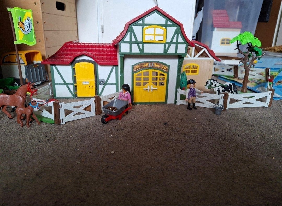 playmobiel country paardrijclub set. 6929., Ophalen, Zo goed als nieuw