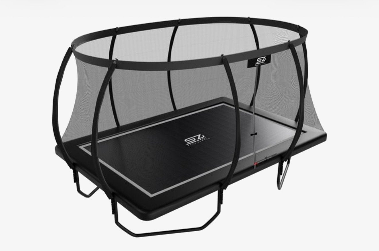 Senz Sports J5000 Premium Trampoline 244x366cm Rechthoek, Ophalen of Verzenden, Nieuw