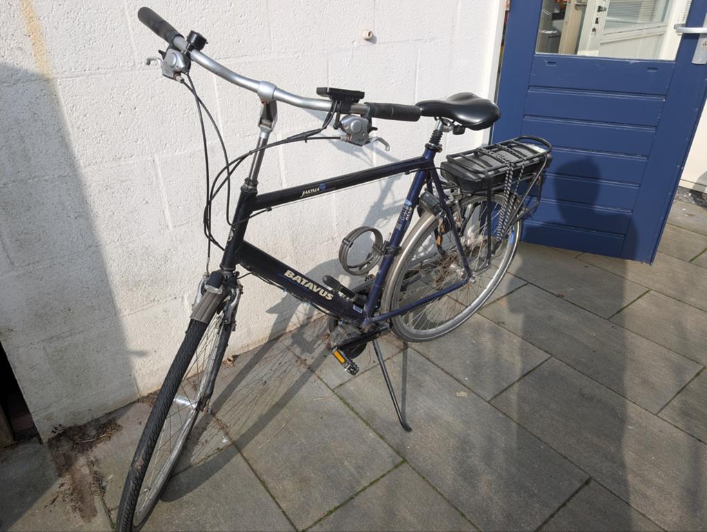 Elektrische batavus fiets, Fietsen en Brommers, Fietsen | Heren | Herenfietsen, Ophalen, Gebruikt, Velgrem, Versnellingen