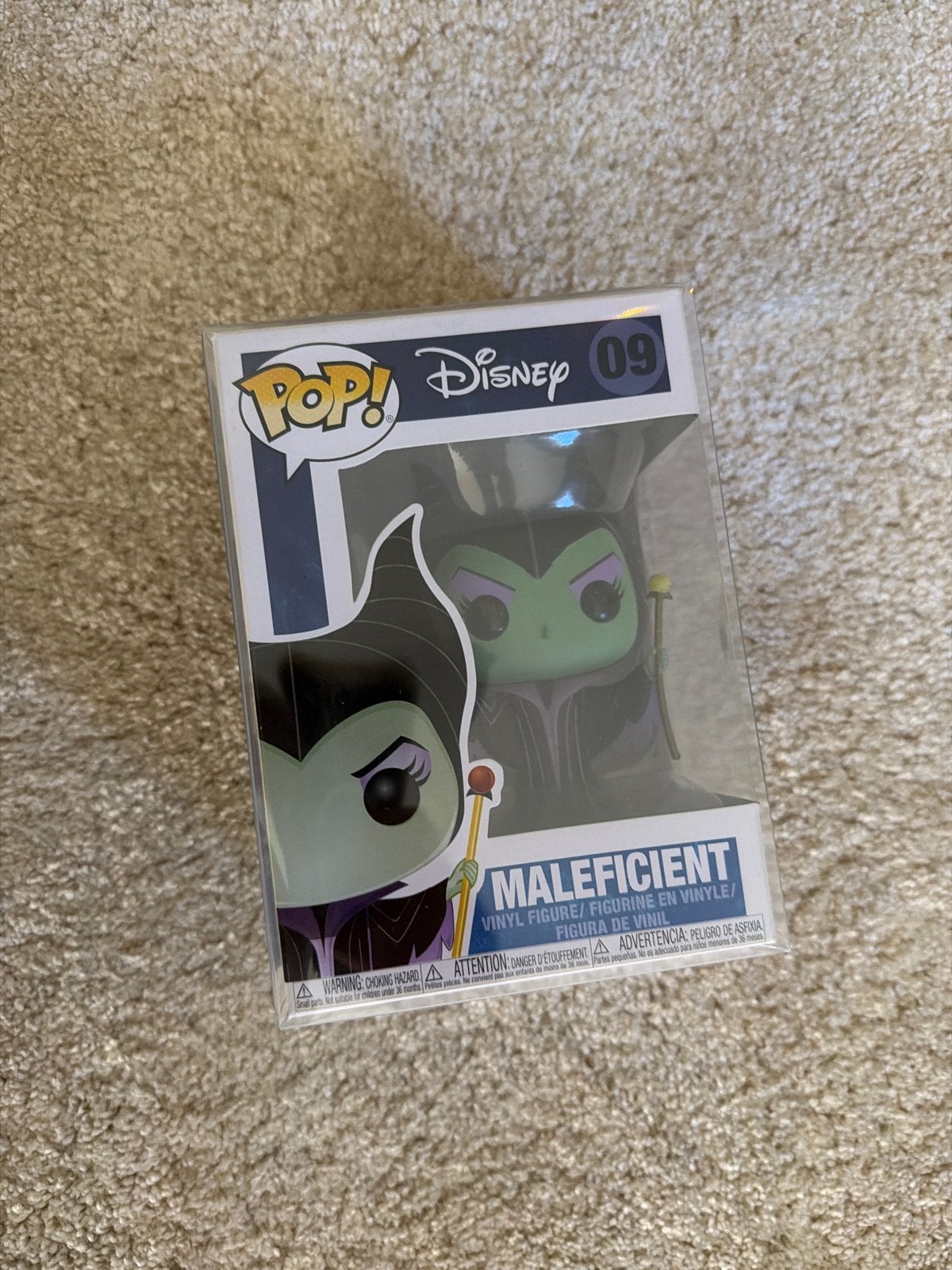 Funko Pop! Disney 09 Maleficent Vinyl Figuur, Ophalen of Verzenden, Nieuw