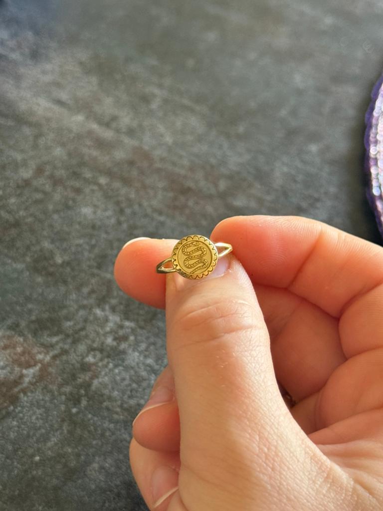 Anna nina gouden slang ring, Sieraden, Tassen en Uiterlijk, Ophalen of Verzenden, Dame, Goud, Goud