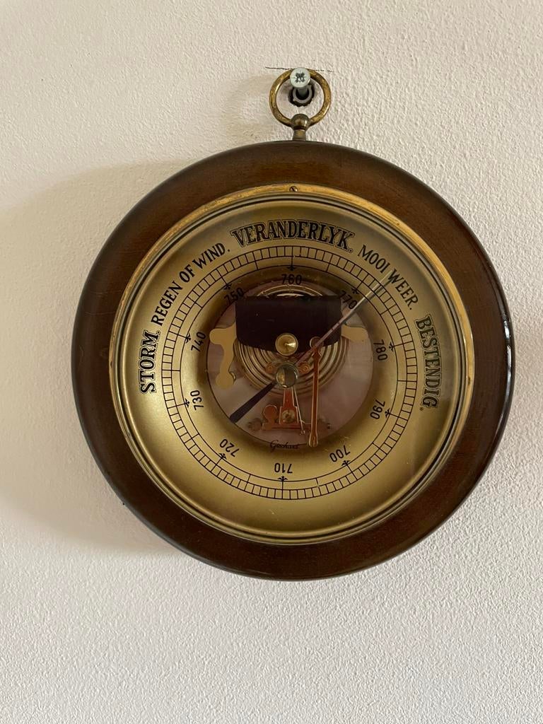 Vintage Barometer te koop, Ophalen of Verzenden, Gebruikt