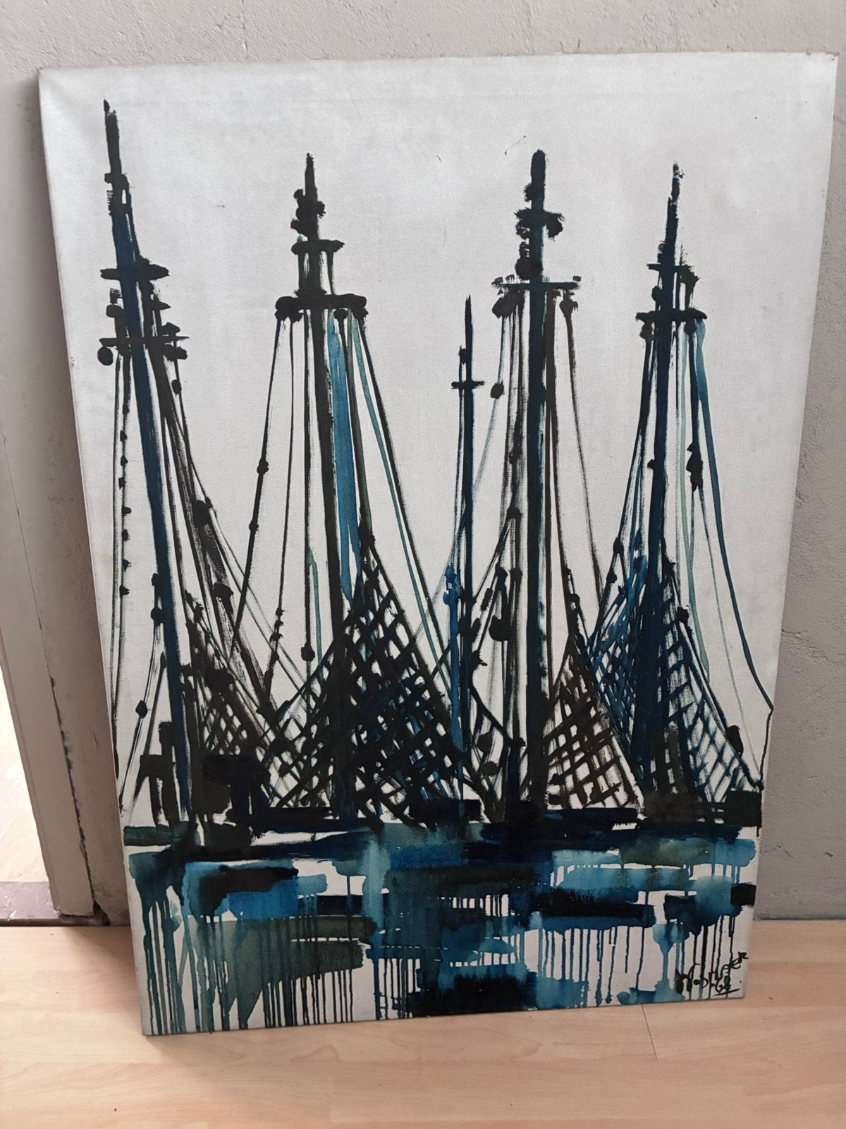 Schilderij, Ophalen, Zo goed als nieuw, Doek
