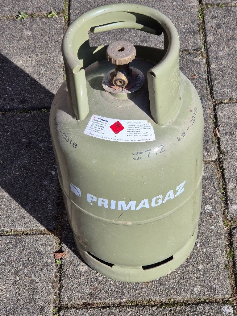 Primagaz gasfles 7.1 kg. vol, Ophalen, Gebruikt