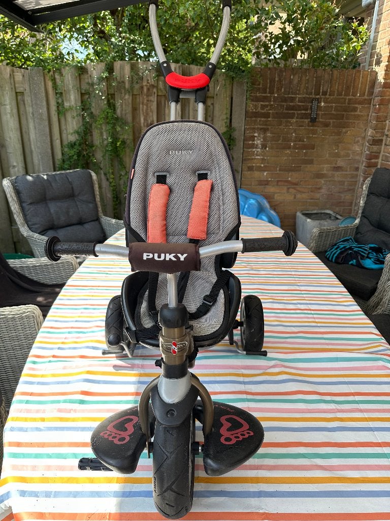 pucky fiets, Fietsen en Brommers, Fietsen | Kinderfietsjes, Ophalen, Gebruikt, Minder dan 16 inch, Zijwieltjes