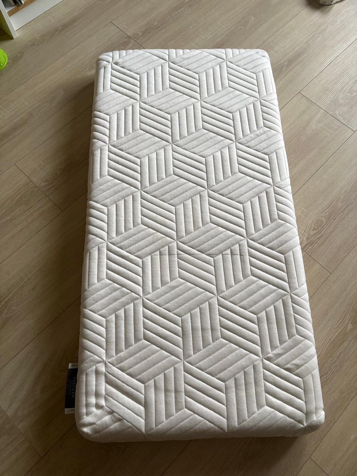 Wit ledikant + matras Pretura Excellent Spring matras, Ophalen, Gebruikt, Ledikant