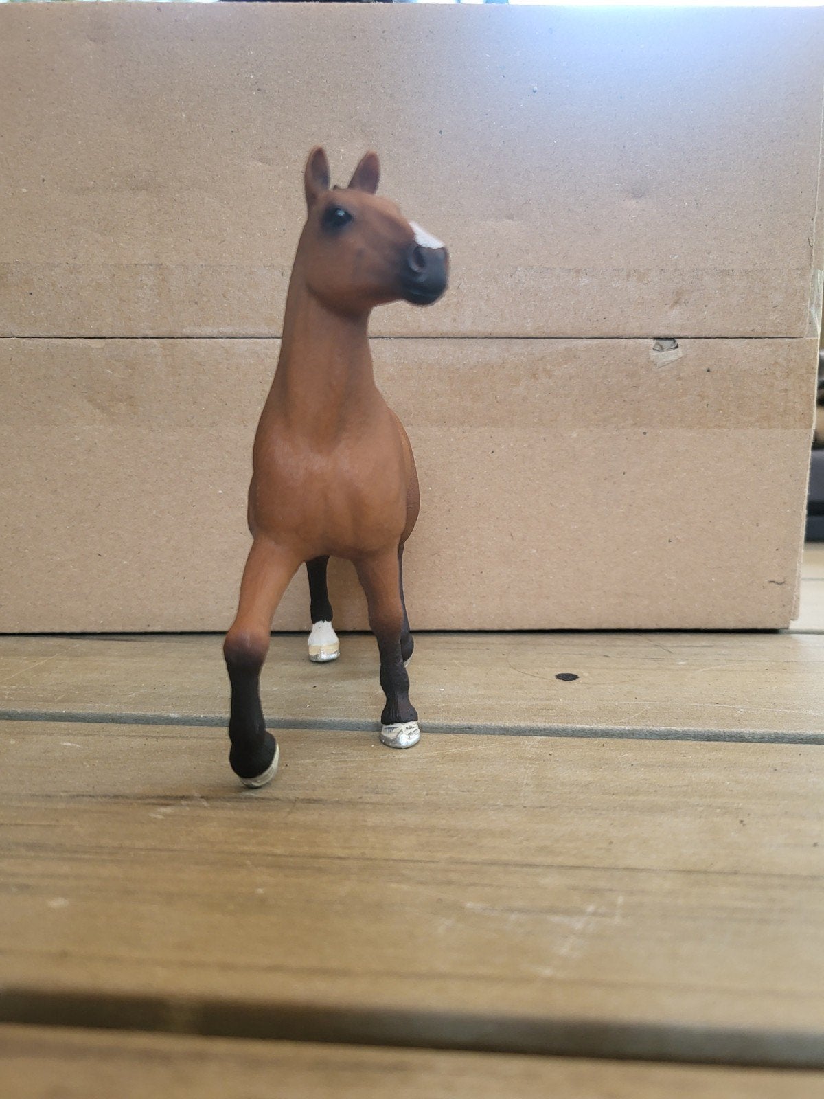 Schleich Oldenburger Merrie 13945 - Licht beschadigd, Ophalen of Verzenden, Gebruikt