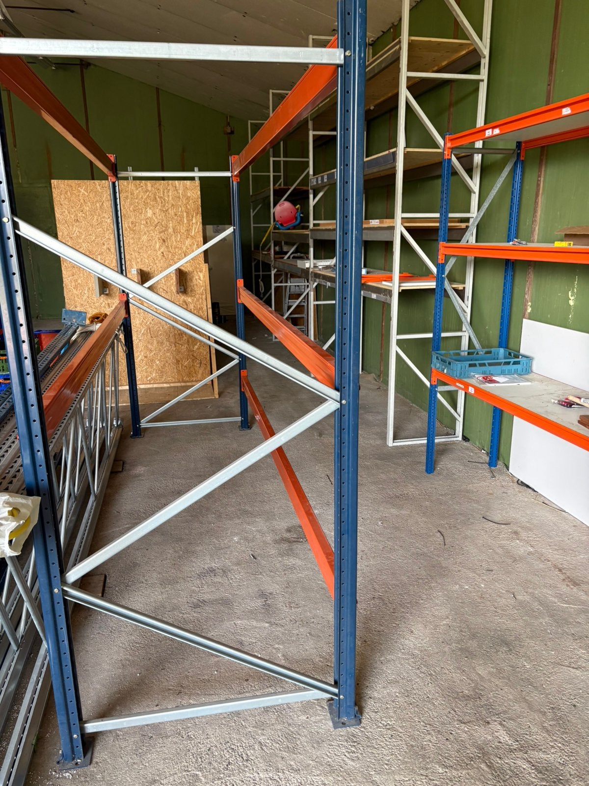 Mecalux stelling 3,60 breed, Ophalen
