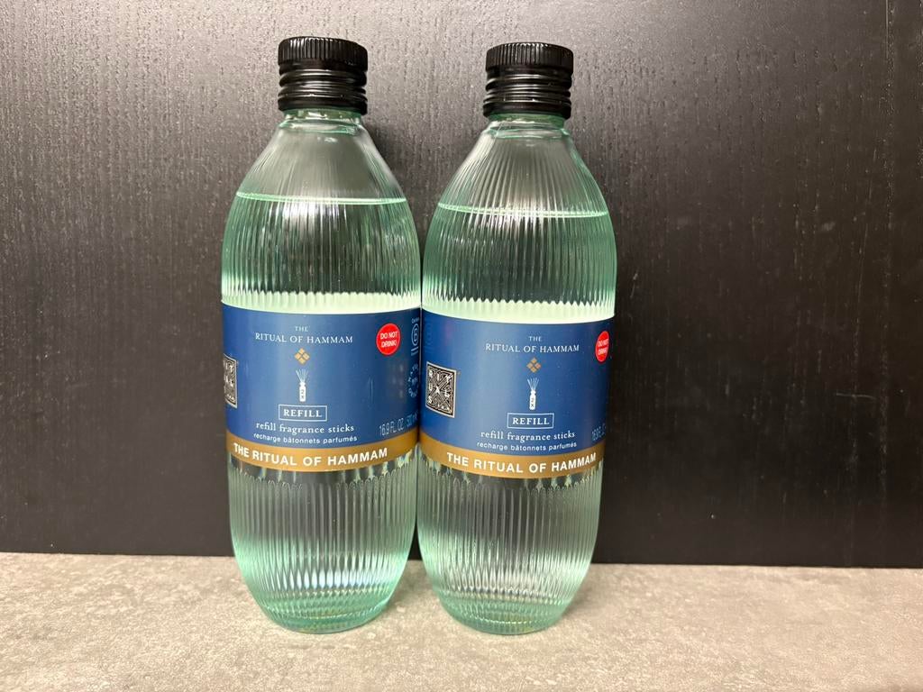 Rituals of Hammam geurstokjes navulling 500ml, Ophalen of Verzenden, Nieuw