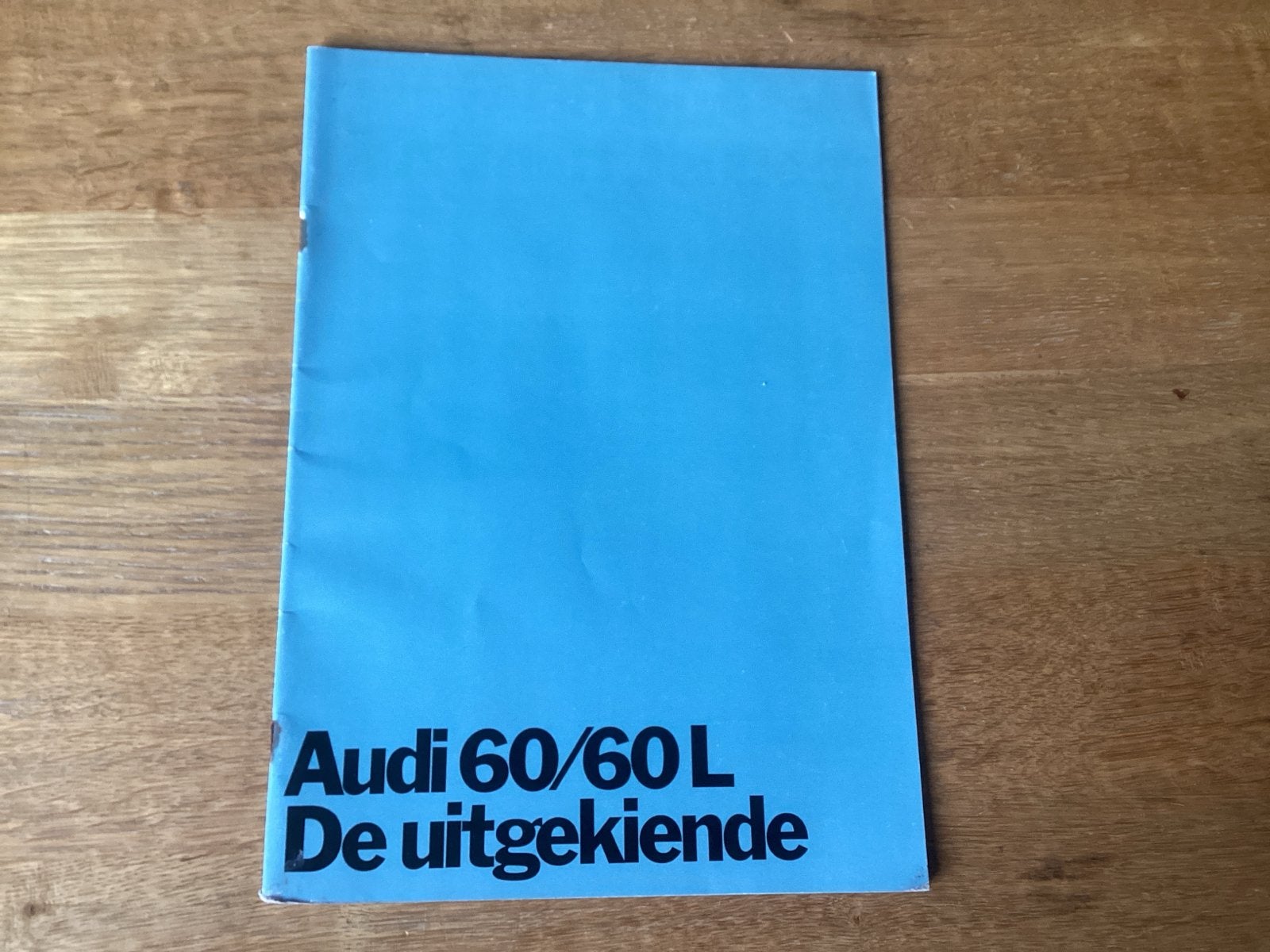 Audi 60/60 L De uitgekiende brochure 1971, Ophalen of Verzenden, Gelezen, Audi