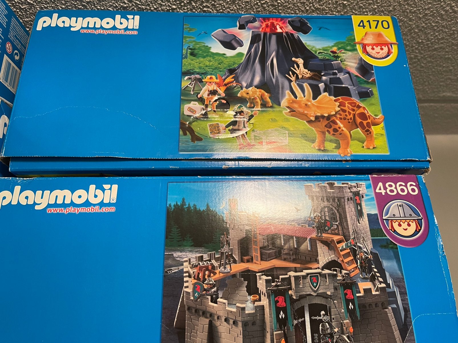 Playmobiel twee kastelen, politie, boerderij, dierentuin, Kinderen en Baby's, Ophalen, Gebruikt