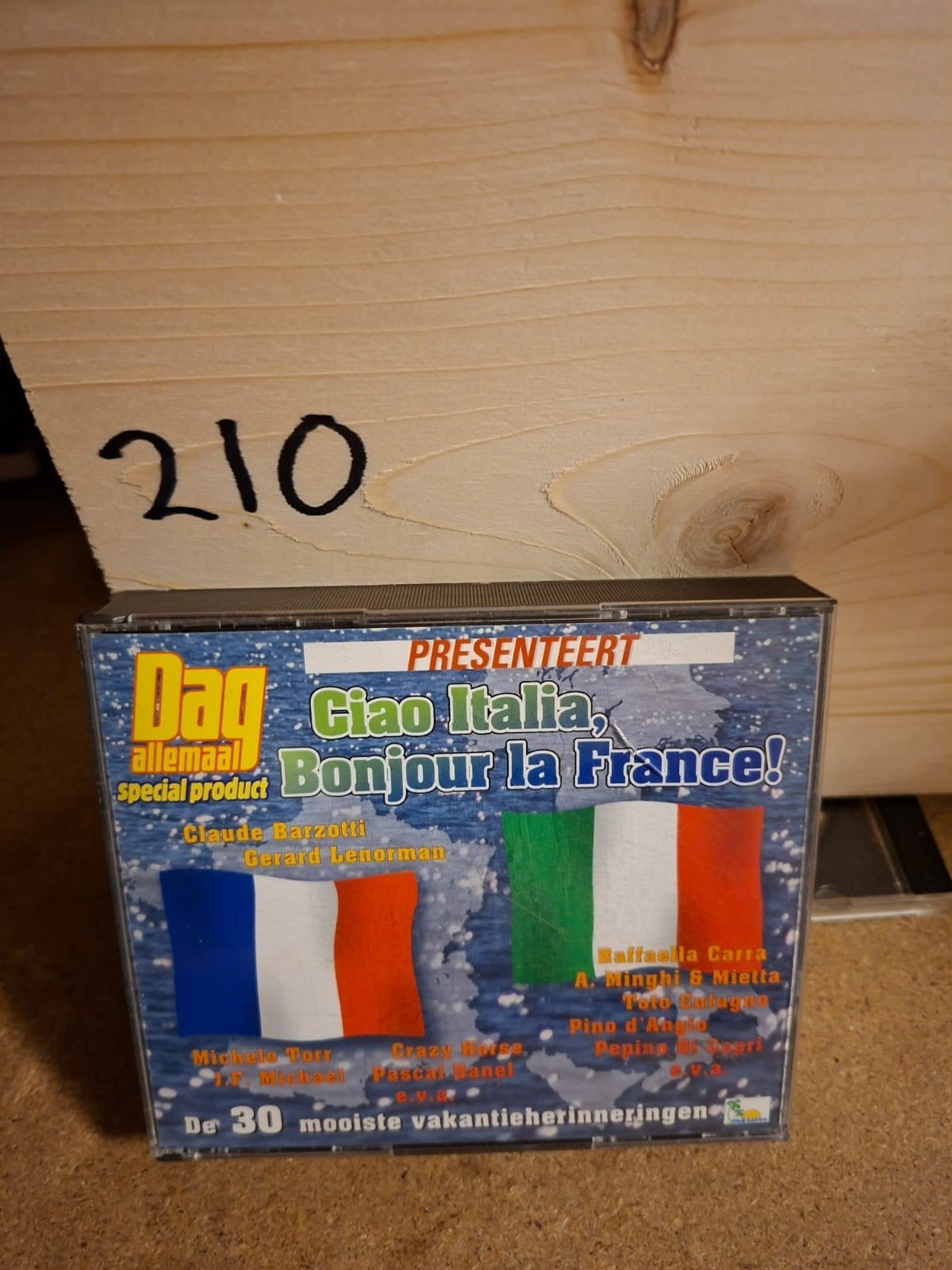 Ciao Italia, Bonjour la France! CD - Vakantieherinneringen, Ophalen of Verzenden, Gebruikt, Pop, Verzamelalbum