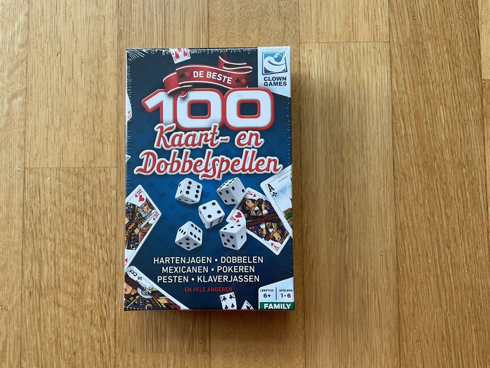 De Beste 100 Kaart- en Dobbelspellen - Nieuw in verpakking., Een of twee spelers, Ophalen of Verzenden, Nieuw