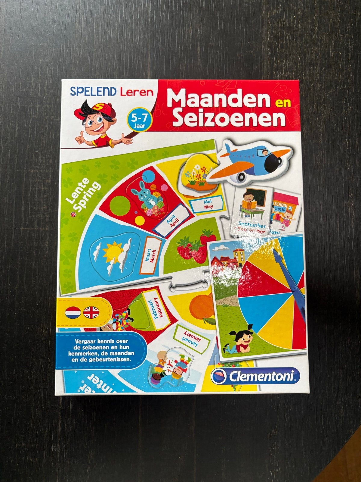 Clementoni Spelend Leren: Maanden en Seizoenen (5-7 jaar), Ophalen of Verzenden, Zo goed als nieuw, Taal en Lezen