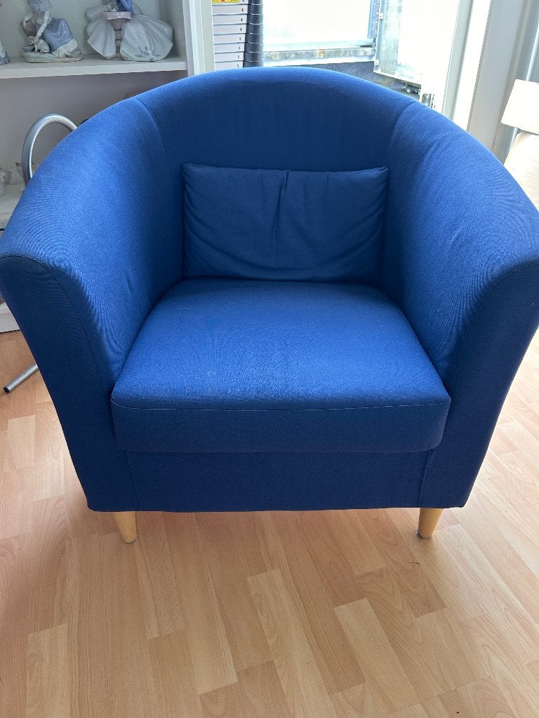 IKEA Tullsta fauteuils rood en blauw, Ophalen, Gebruikt, 75 tot 100 cm, Stof