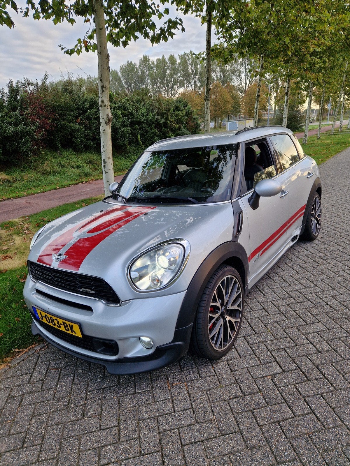 Mini Countryman 1.6 John Cooper Works AUT 2013 Grijs, Auto's, Zwart, 75 €/maand, Vierwielaandrijving, Particulier