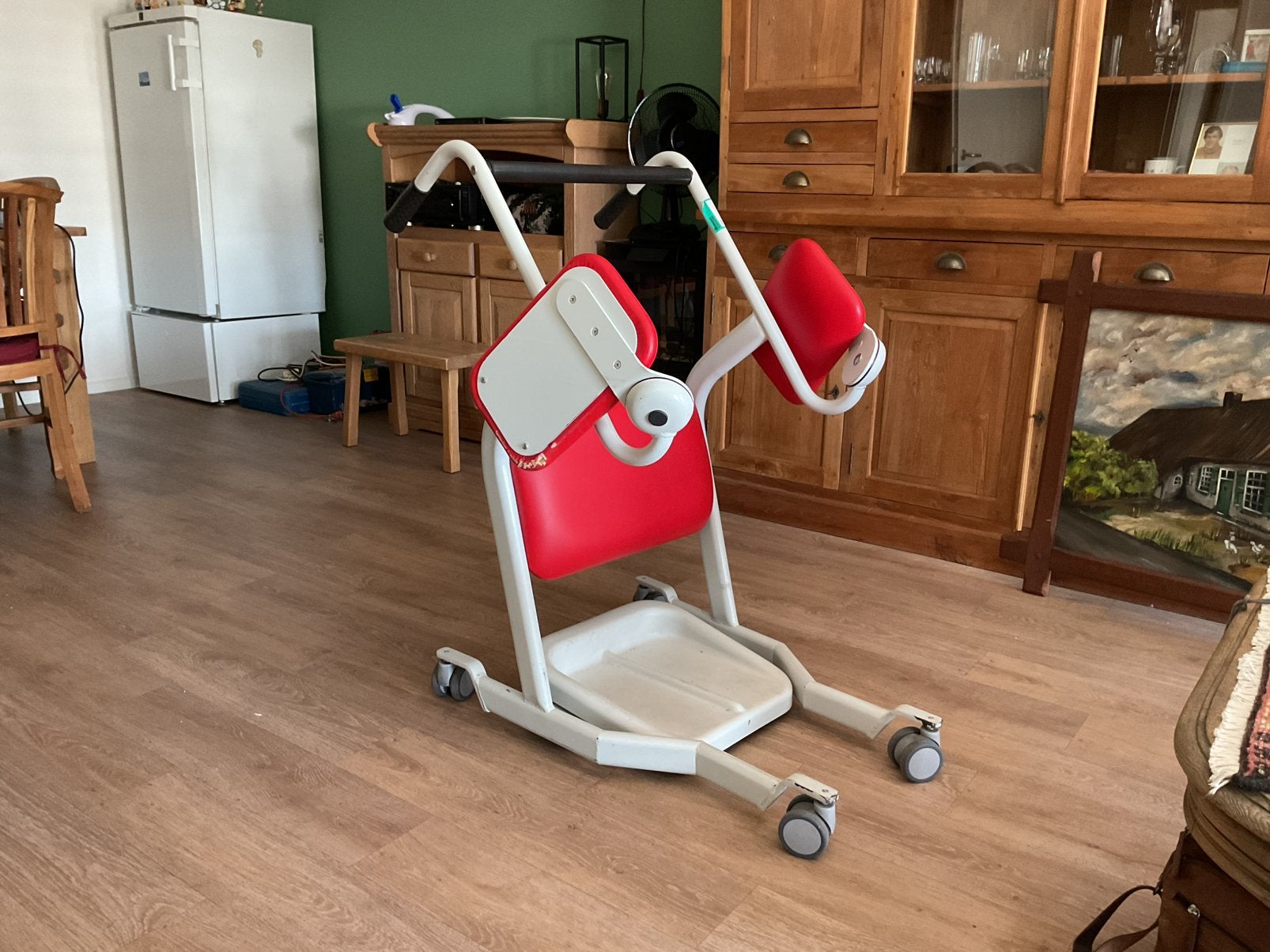Tekoop een stedie op sta hulp, Ophalen, Gebruikt