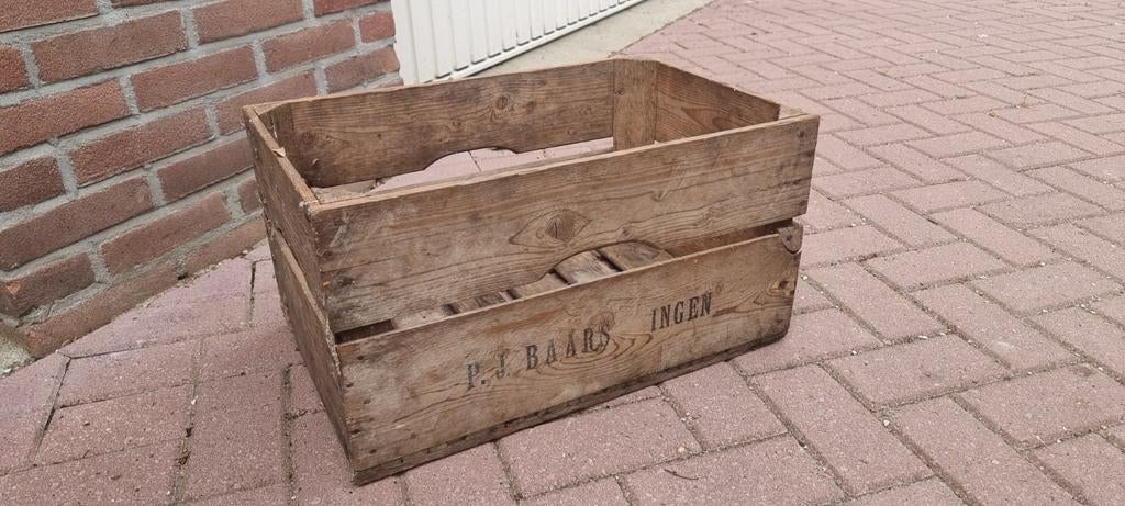 Fruitkistjes, origineel, vintage, Huis en Inrichting, Woonaccessoires | Kisten, Ophalen, Gebruikt, Minder dan 50 cm, Minder dan 50 cm